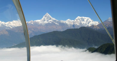 Microlight flight around Annapurna: High as a Kite
