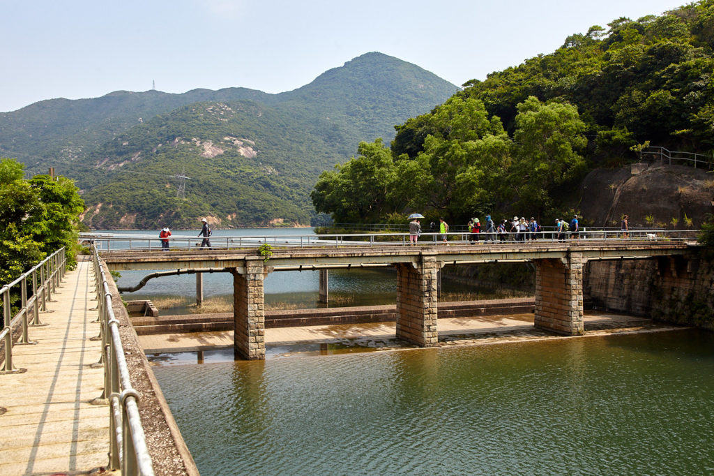 The Tai Tam West Catchwater aqueduct