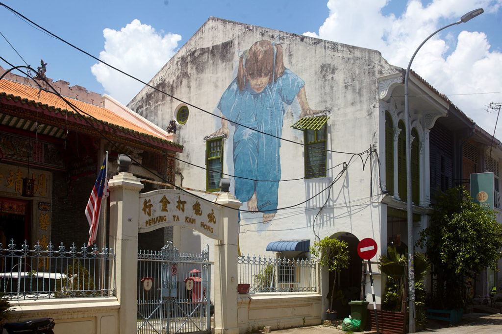 Art walking in Penang