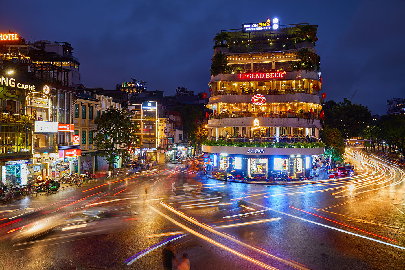 Crossing the Street in Hanoi