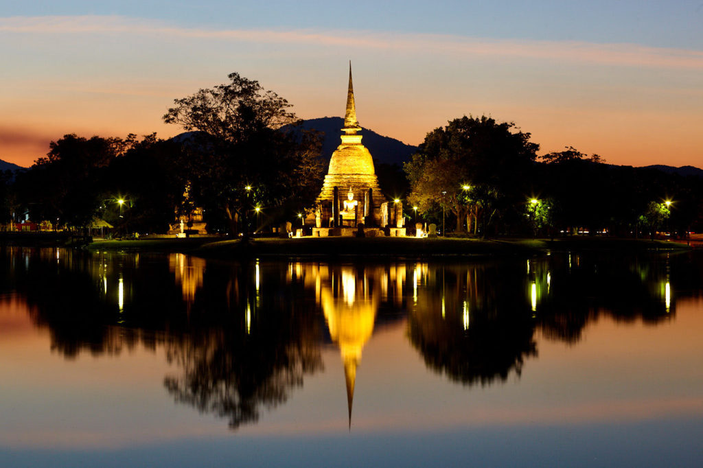 Wat Sa Si, Sukhothai