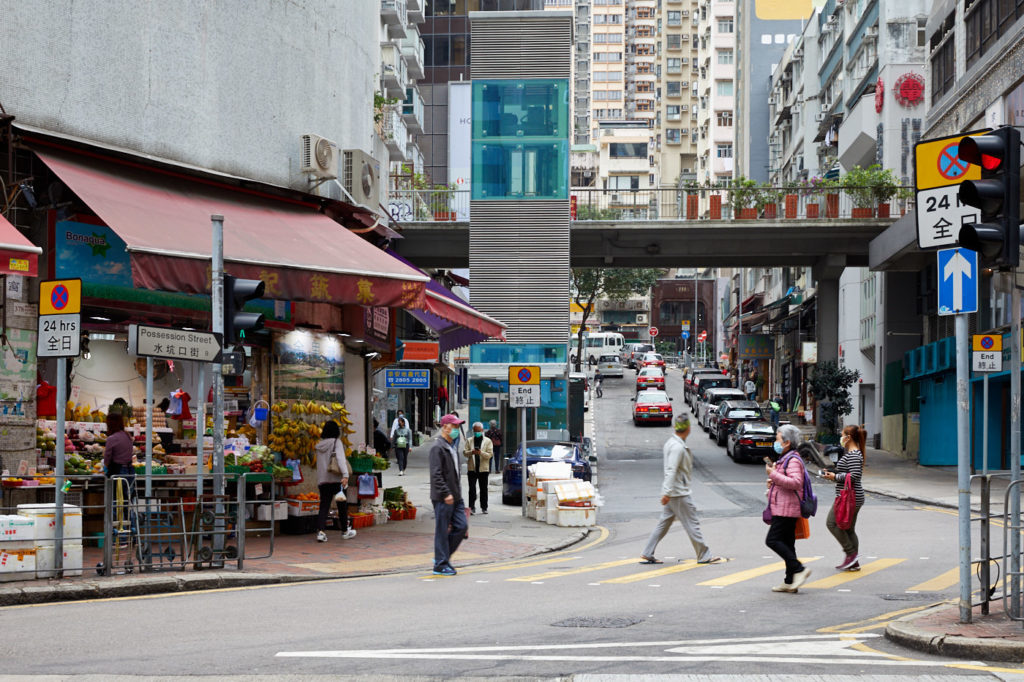 Possession Street, the backstreets of old Hong Kong