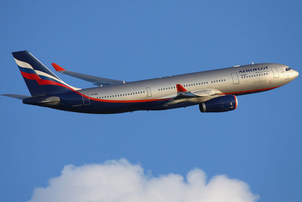 Aeroflot resuming flights to Asia