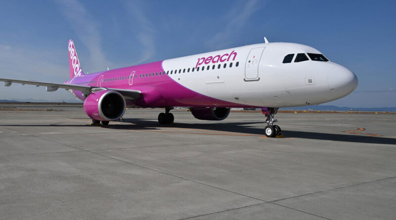 Peach to fly between Osaka and Singapore