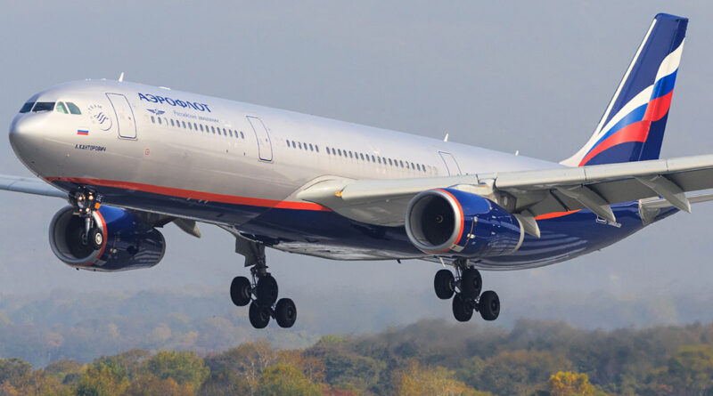 Three Aeroflot flights to Sanya