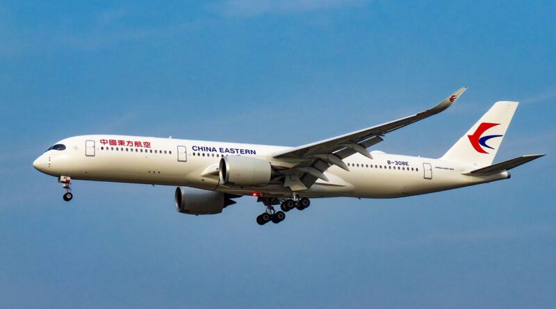 China Eastern from Shanghai to Barcelona
